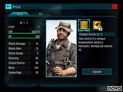 这支军队中有传奇英雄,有精锐士兵,配备使命召唤系列游戏中的武器